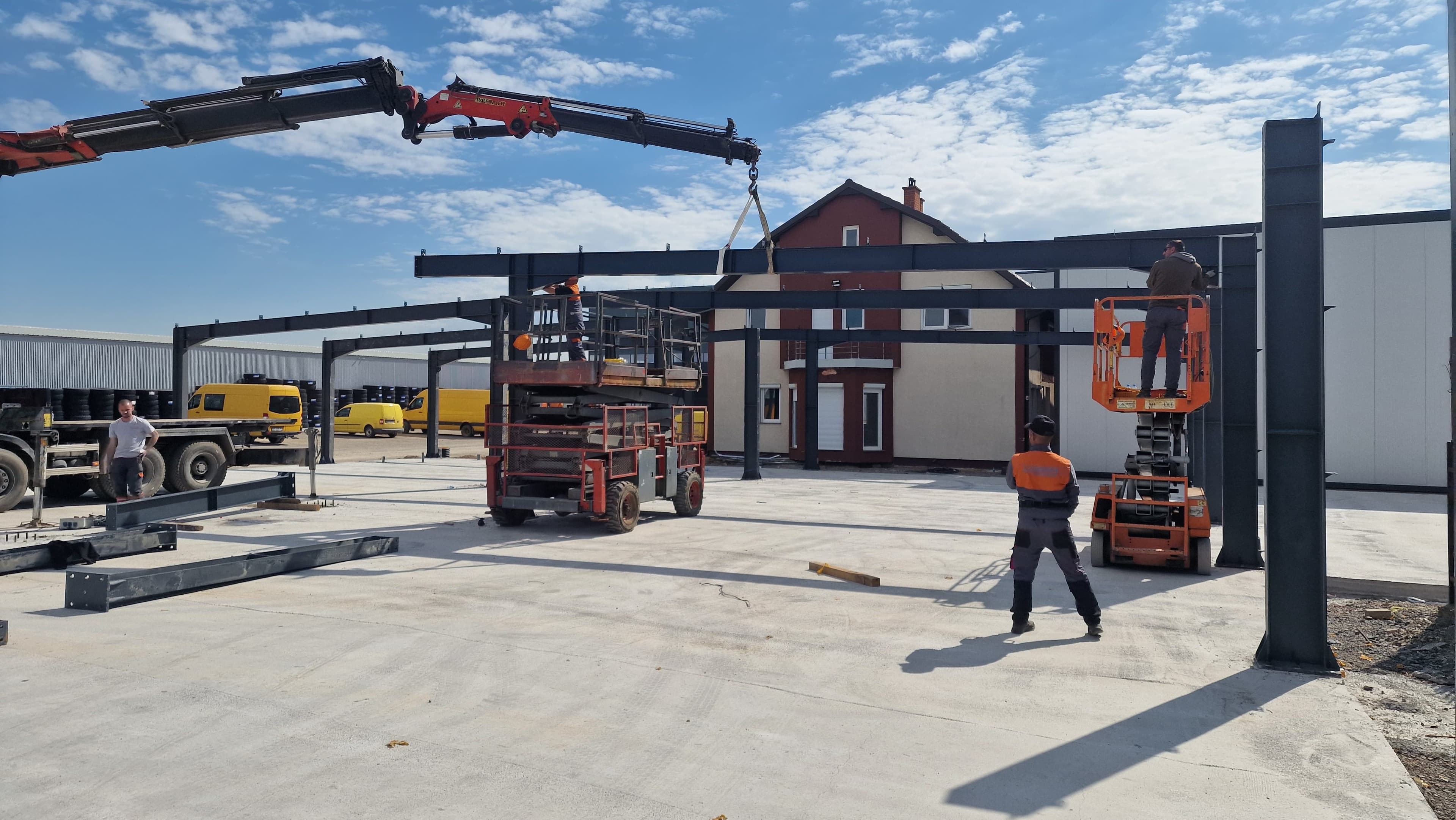Current metal construction project 9